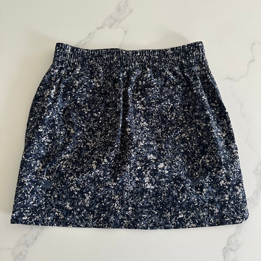 Athleta Farallon Skort Blue Camo-like Print with Pockets Size Zero - Picture 3 of 9